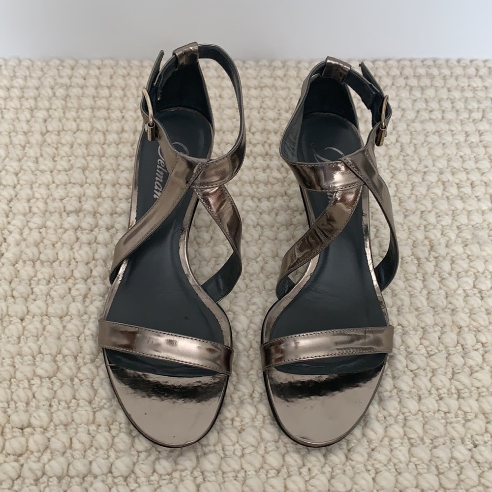 Delman Silver Tori Sandal